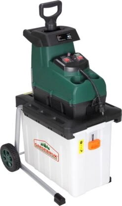Gardebruk Hakselaar Elektrisch 2800W - 45mm Takdikte - Opvangbak 60 L -Tuingereedschap 713x1200