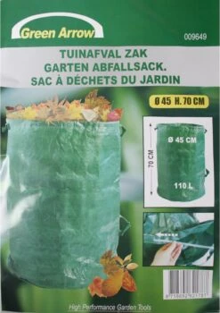 Benson Tuinafval Zak Heavy Duty 110 Liter – 70x45cm | Puinzak | Grote Zak Voor Het Opslaan Van Bladeren Takken En Afval -Tuingereedschap 848x1200