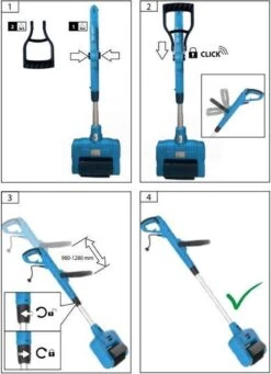 Güde Elektrische Oppervlakte- En Voegenreiniger - MET Telescopische Stang & 4 Voegenborstels - GUB 500 -Tuingereedschap 868x1200 3