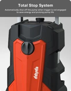 Merkloos Home Hogedrukreiniger - 2100W - 165 Bar - Met Verstelbare Nozzles Slanghaspel 5m Netsnoer 10m Slang - Voor Reiniging Huis Auto Tuin -Tuingereedschap 939x1200 1