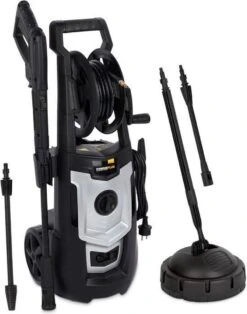 Powerplus POWXG90410 Hogedrukreiniger - 1800W - Max. 140 Bar - 420 L/h - Incl. 8m Slang, Terrasreiniger En Accessoires - Reiniger Voor Auto, Fiets En Meubelen -Tuingereedschap 944x1200