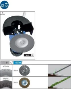 Güde Elektrische Onkruidborstel - Voegenreiniger - 400 Watt - GRF 401 -Tuingereedschap 956x1200 4