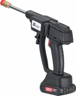 Merkloos Elektrische Accu-Hogedrukreiniger - 20Bar - Multifunctioneel Mondstuk - Draagbaar Oplaadbaar Snoerloos - Reinigingsspuitpistool - Met Rijke Accessoires - Voor Makita 18V-batterij - Voor Auto, Tuin, Terras, Raam (Zwart) -Tuingereedschap 958x1200